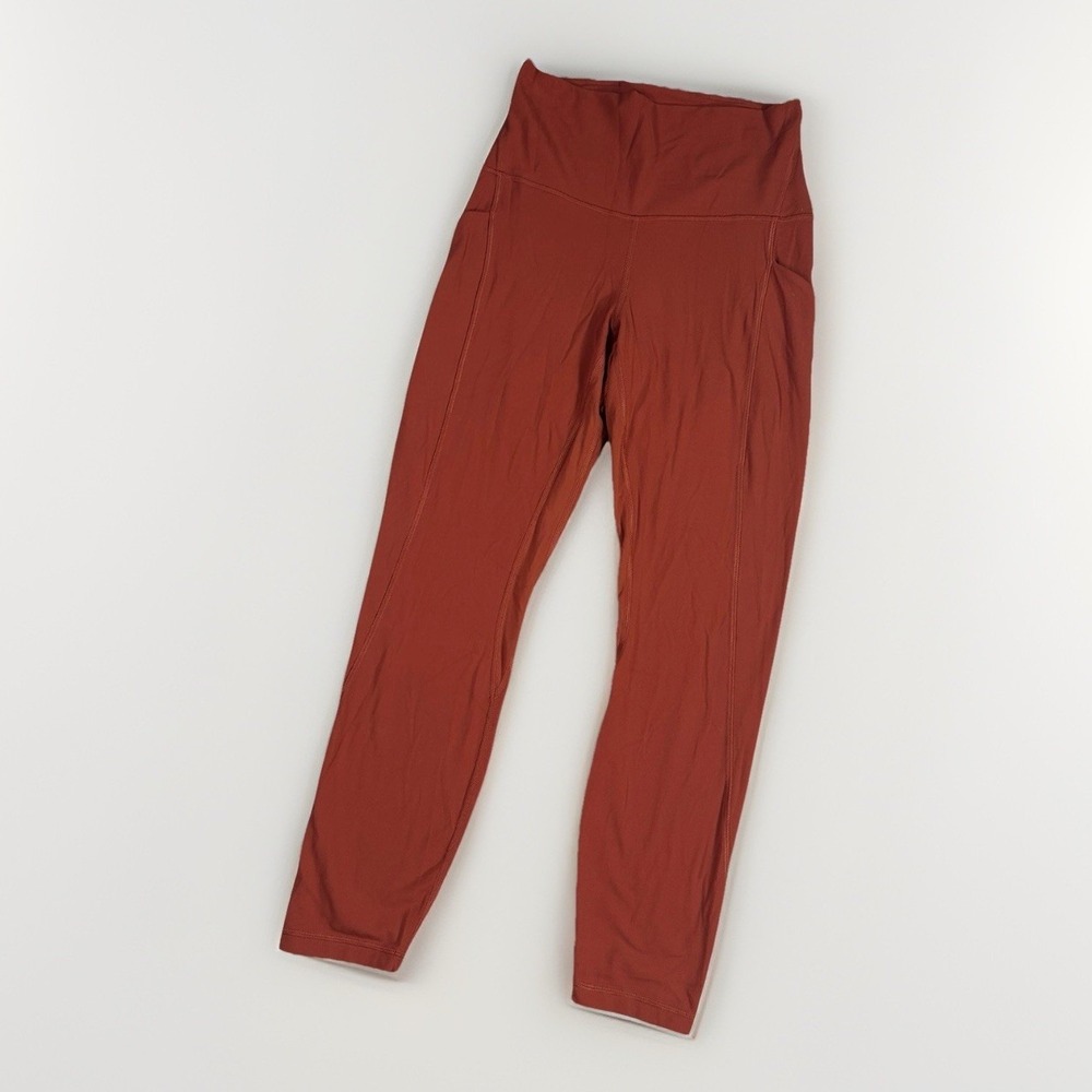 Lululemon Leggings Womens 6 Align High Rise Gym Workout Casual Pants Sunny Coral